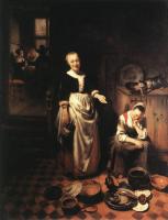 Maes, Nicolaes - The Idle Servant